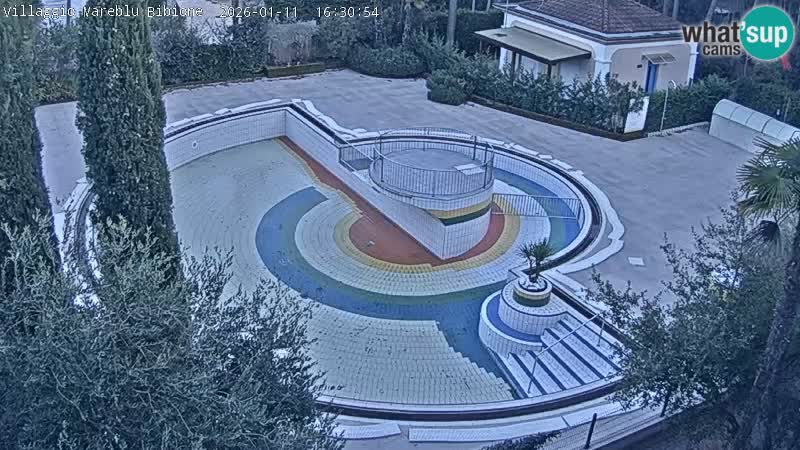 Villaggio Mare Blu pool LIVE webcam Bibione Pineda – Italy