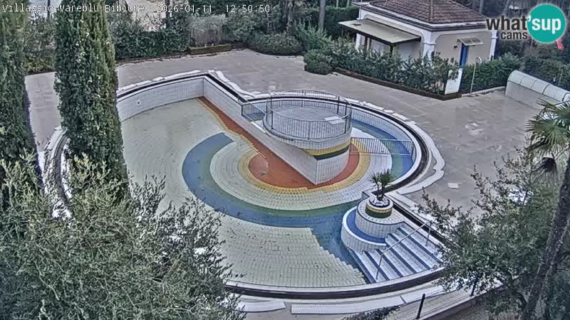 Piscina Villaggio Mare Blu EN VIVO webcam Bibione Pineda – Italia