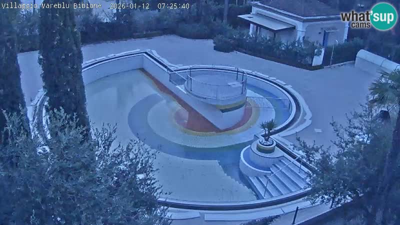 Piscina Villaggio Mare Blu EN VIVO webcam Bibione Pineda – Italia