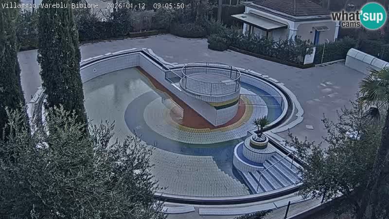 Villaggio Mare Blu piscine LIVE webcam Bibione Pineda – Italie