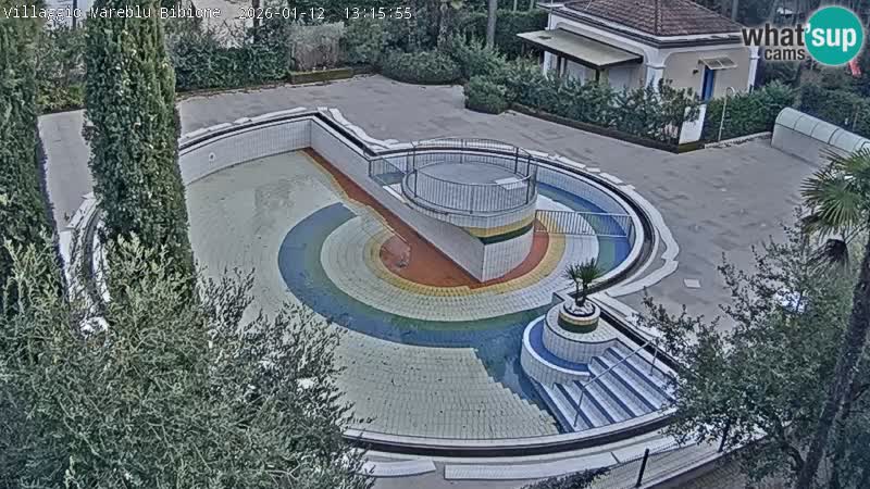 Villaggio Mare Blu pool LIVE webcam Bibione Pineda – Italy
