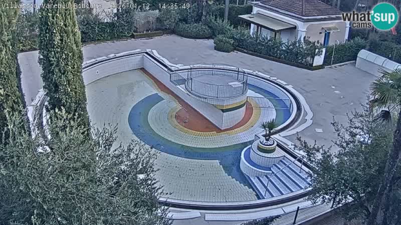Villaggio Mare Blu piscine LIVE webcam Bibione Pineda – Italie