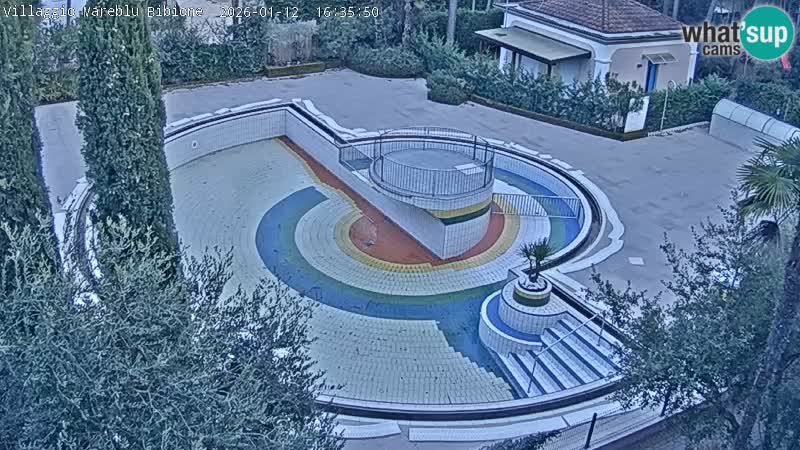 Villaggio Mare Blu pool LIVE webcam Bibione Pineda – Italy
