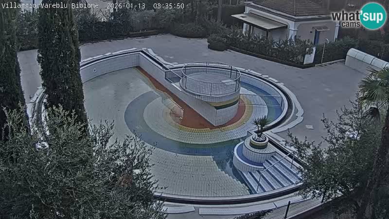 Piscina Villaggio Mare Blu webcam LIVE Bibione Pineda – Italia