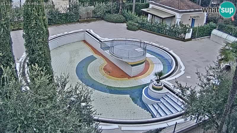 Piscina Villaggio Mare Blu EN VIVO webcam Bibione Pineda – Italia