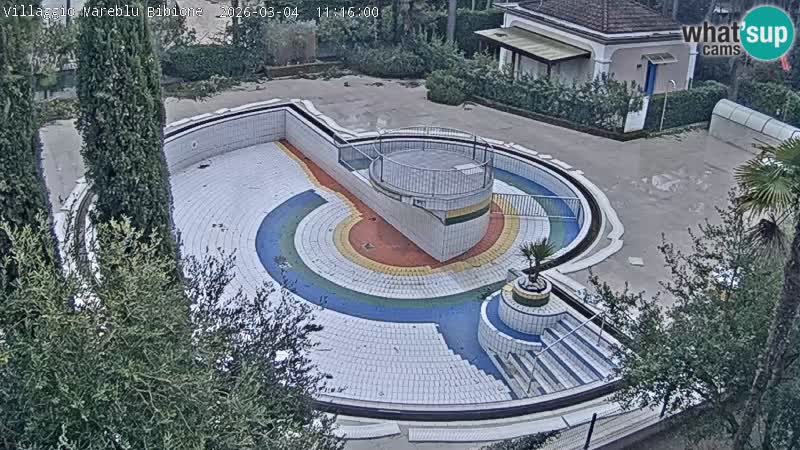 Piscina Villaggio Mare Blu EN VIVO webcam Bibione Pineda – Italia