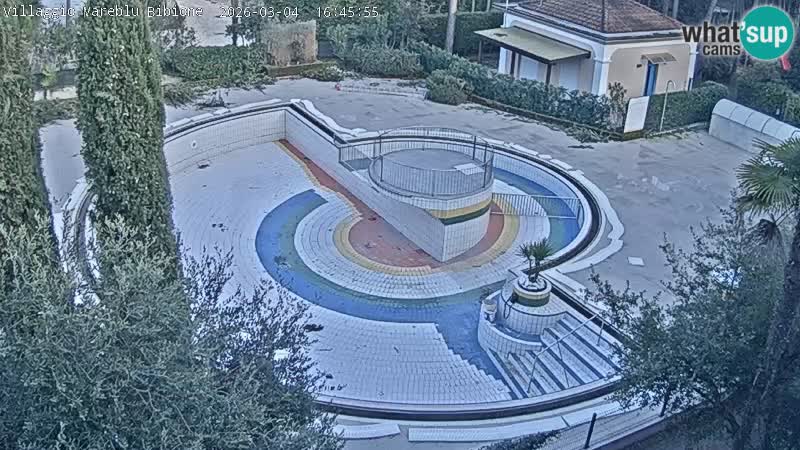 Villaggio Mare Blu pool LIVE webcam Bibione Pineda – Italy
