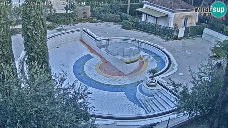 Piscina Villaggio Mare Blu webcam LIVE Bibione Pineda – Italia
