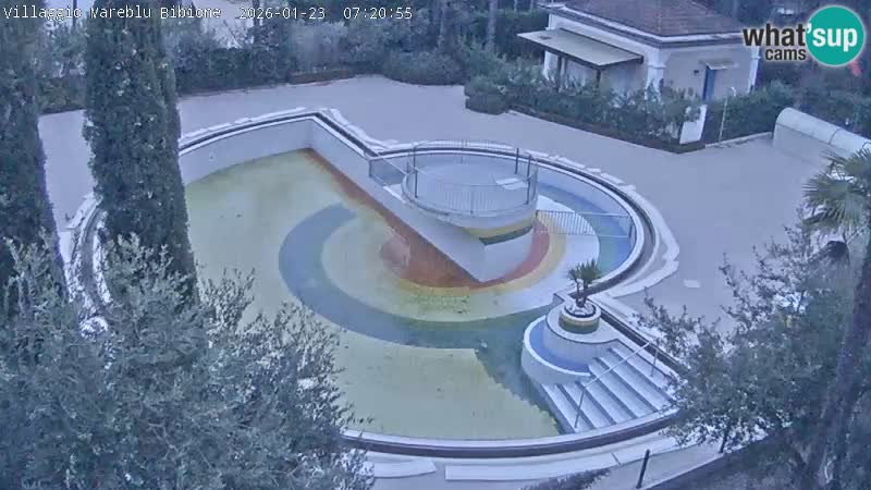 Villaggio Mare Blu pool LIVE webcam Bibione Pineda – Italy