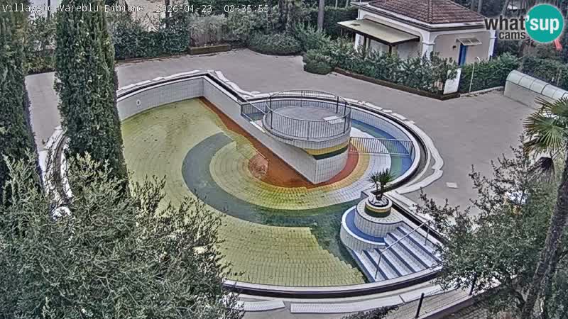 Piscina Villaggio Mare Blu webcam LIVE Bibione Pineda – Italia