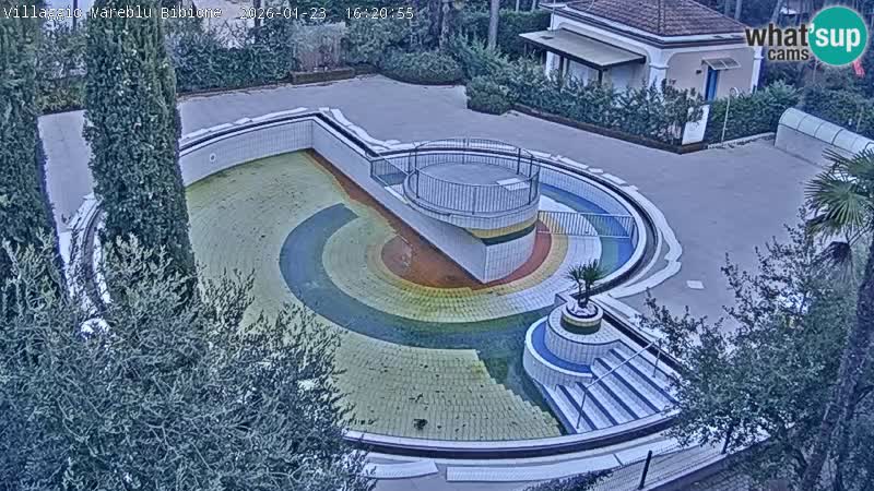 Piscina Villaggio Mare Blu EN VIVO webcam Bibione Pineda – Italia