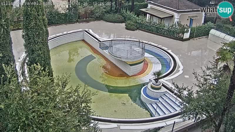 Villaggio Mare Blu pool LIVE webcam Bibione Pineda – Italy