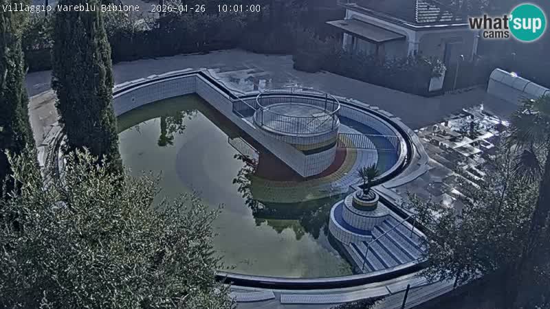 Villaggio Mare Blu pool LIVE webcam Bibione Pineda – Italy