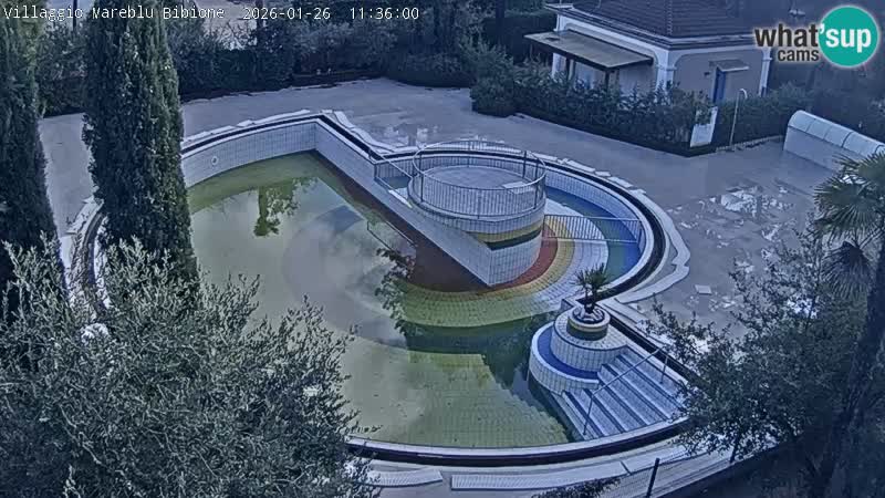 Villaggio Mare Blu pool LIVE webcam Bibione Pineda – Italy