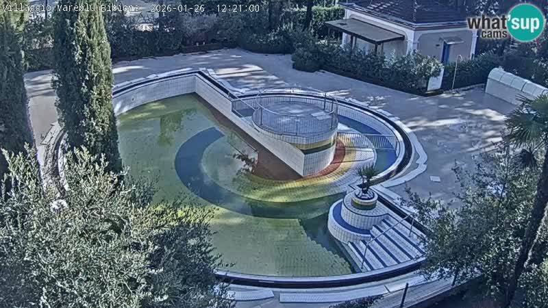 Villaggio Mare Blu pool LIVE webcam Bibione Pineda – Italy