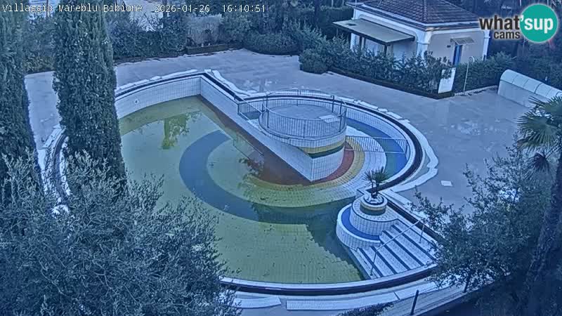 Villaggio Mare Blu piscine LIVE webcam Bibione Pineda – Italie