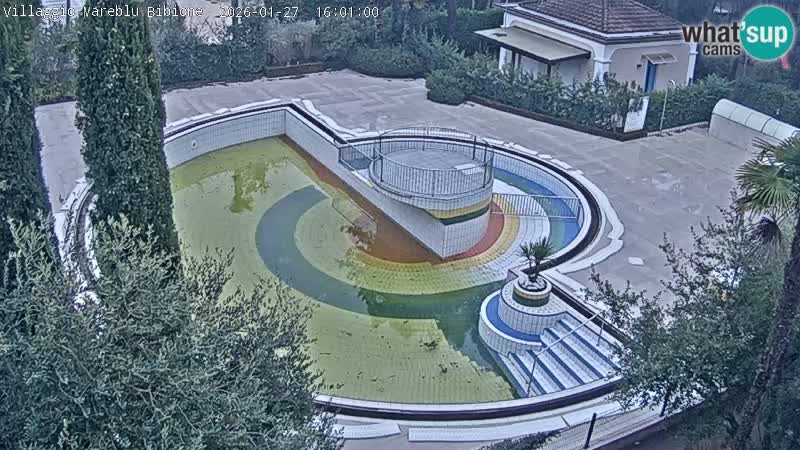 Piscina Villaggio Mare Blu webcam LIVE Bibione Pineda – Italia
