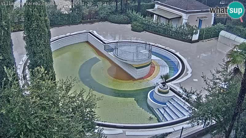 Villaggio Mare Blu pool LIVE webcam Bibione Pineda – Italy