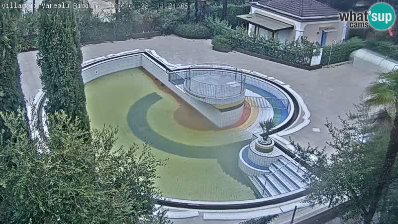 Villaggio Mare Blu pool LIVE webcam Bibione Pineda – Italy