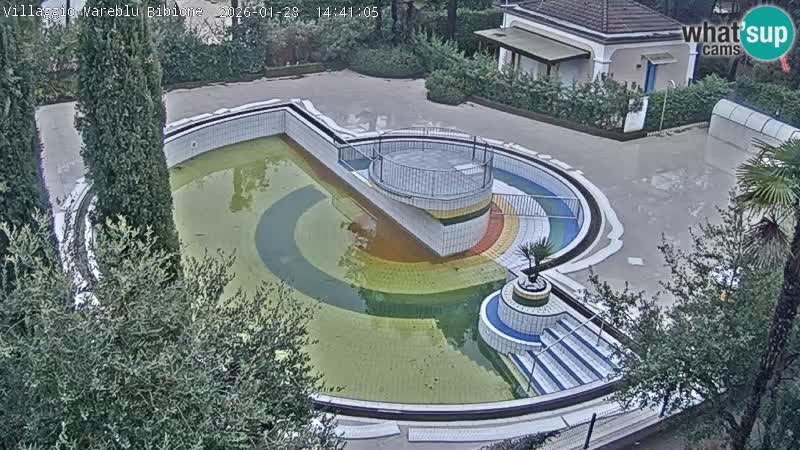 Villaggio Mare Blu piscine LIVE webcam Bibione Pineda – Italie