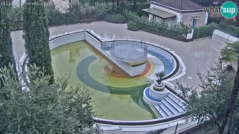 Villaggio Mare Blu piscine LIVE webcam Bibione Pineda – Italie