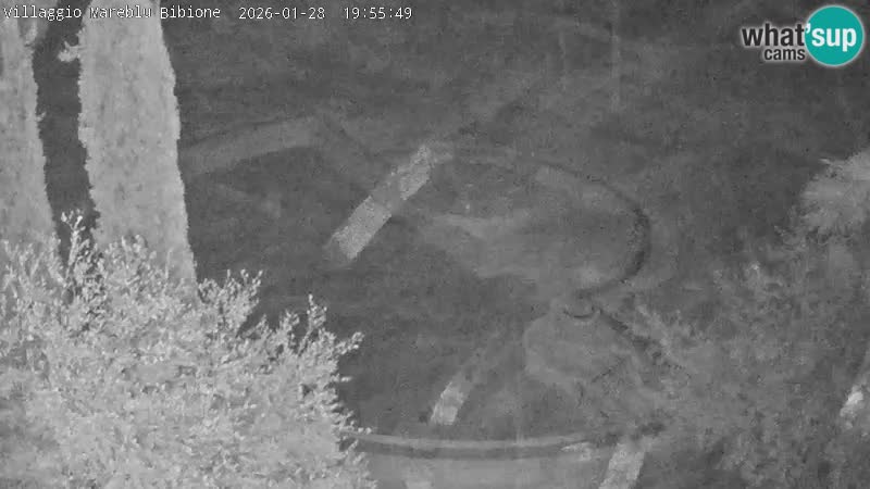 Villaggio Mare Blu bazen UŽIVO web kamera Bibione Pineda – Italija