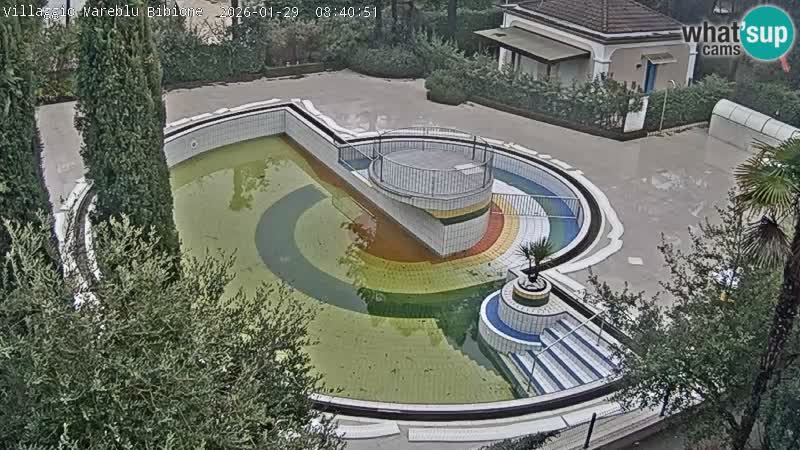 Villaggio Mare Blu pool LIVE webcam Bibione Pineda – Italy