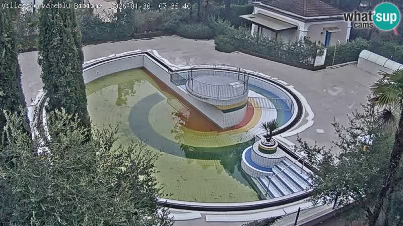 Piscina Villaggio Mare Blu webcam LIVE Bibione Pineda – Italia