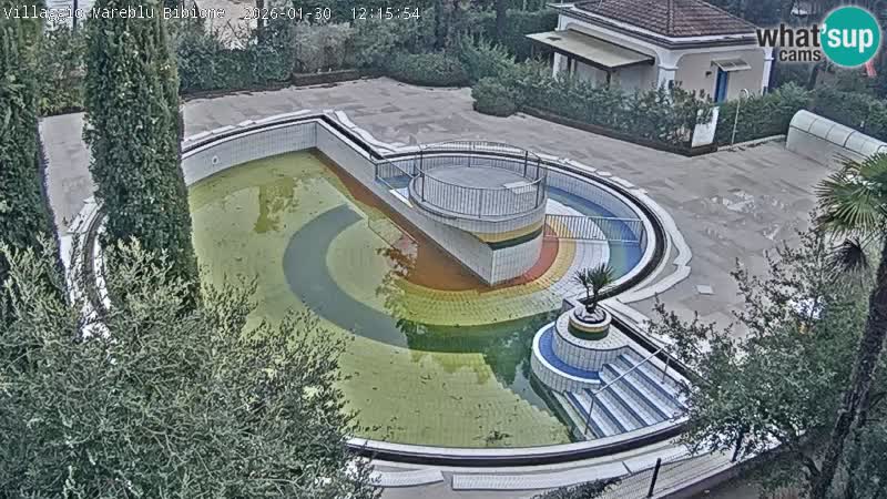 Piscina Villaggio Mare Blu EN VIVO webcam Bibione Pineda – Italia