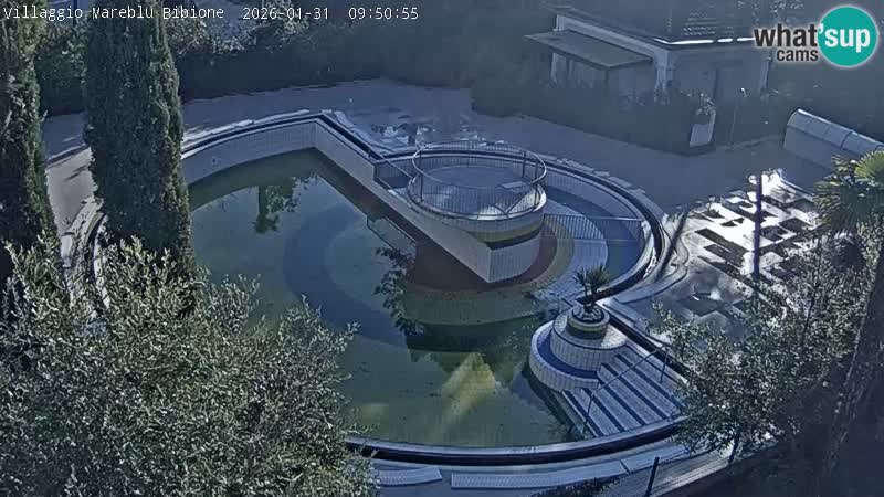 Villaggio Mare Blu piscine LIVE webcam Bibione Pineda – Italie