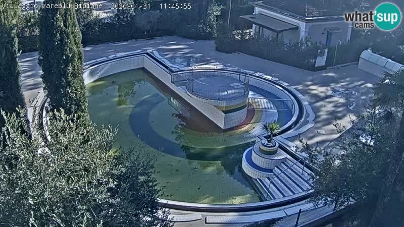Villaggio Mare Blu piscine LIVE webcam Bibione Pineda – Italie