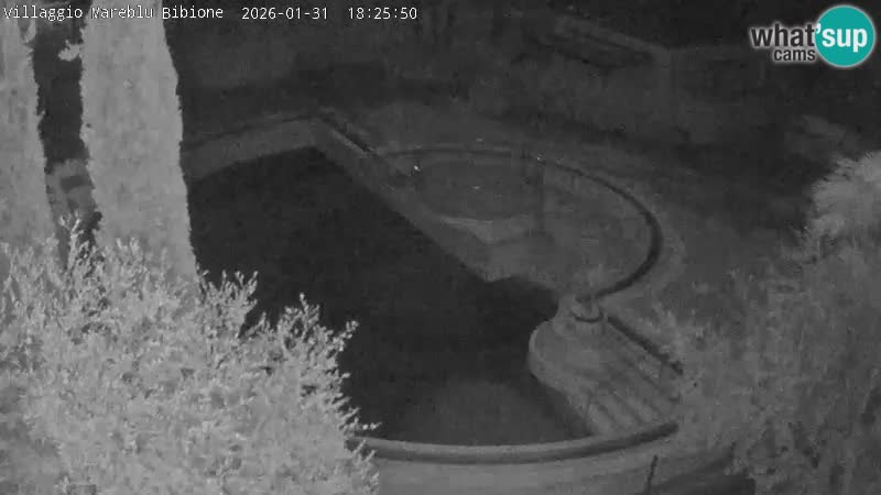 Villaggio Mare Blu bazen Spletna kamera V živo Bibione Pineda – Italija