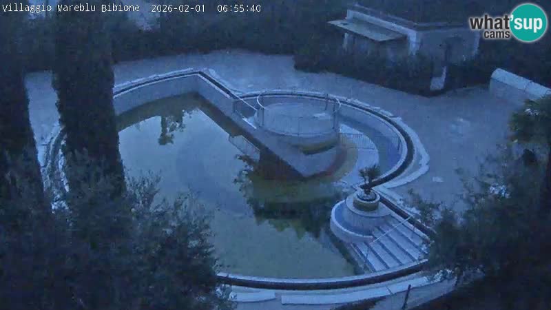 Piscina Villaggio Mare Blu EN VIVO webcam Bibione Pineda – Italia