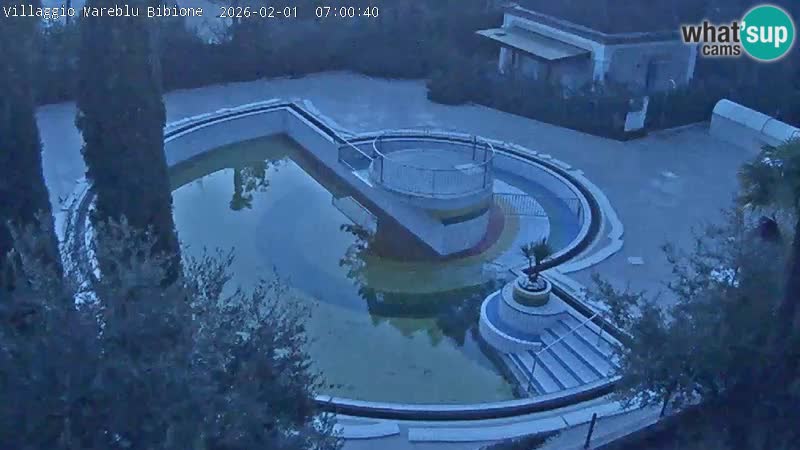 Piscina Villaggio Mare Blu EN VIVO webcam Bibione Pineda – Italia
