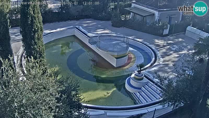 Piscina Villaggio Mare Blu EN VIVO webcam Bibione Pineda – Italia