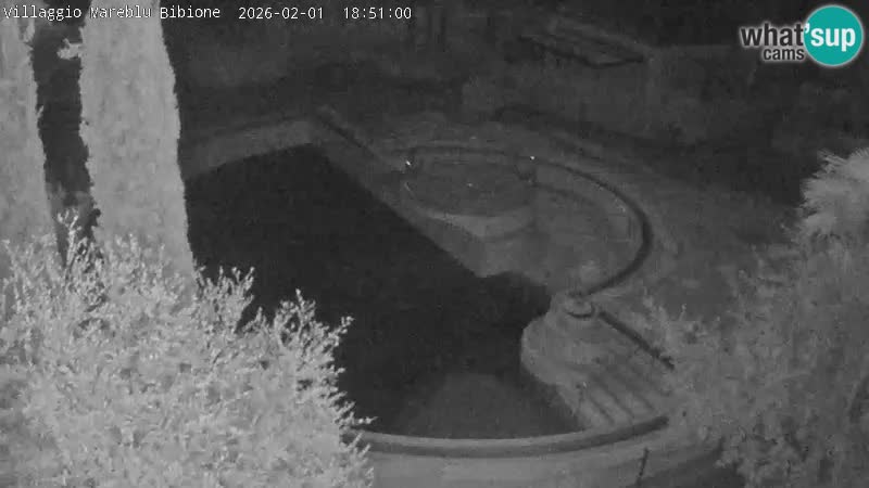 Villaggio Mare Blu bazen UŽIVO web kamera Bibione Pineda – Italija