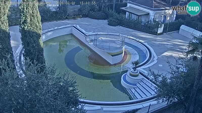 Piscina Villaggio Mare Blu webcam LIVE Bibione Pineda – Italia