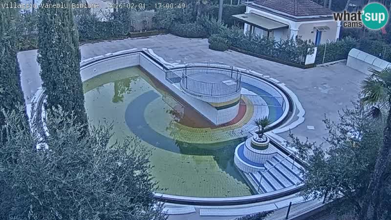 Villaggio Mare Blu pool LIVE webcam Bibione Pineda – Italy