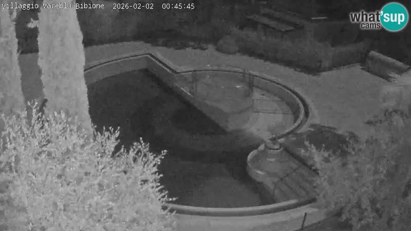 Villaggio Mare Blu bazen UŽIVO web kamera Bibione Pineda – Italija