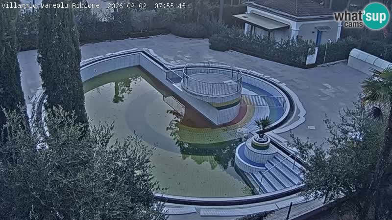 Villaggio Mare Blu pool LIVE webcam Bibione Pineda – Italy