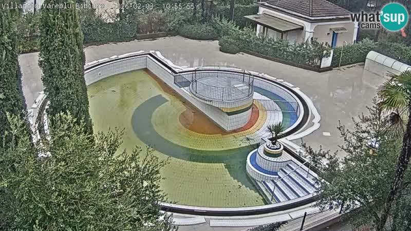 Piscina Villaggio Mare Blu webcam LIVE Bibione Pineda – Italia