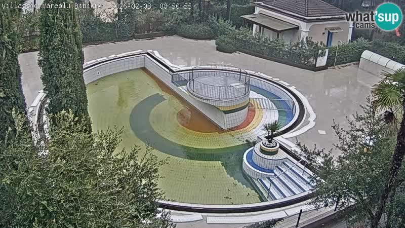 Villaggio Mare Blu pool LIVE webcam Bibione Pineda – Italy