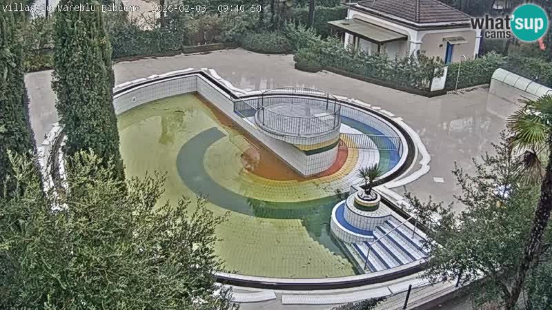 Villaggio Mare Blu piscine LIVE webcam Bibione Pineda – Italie