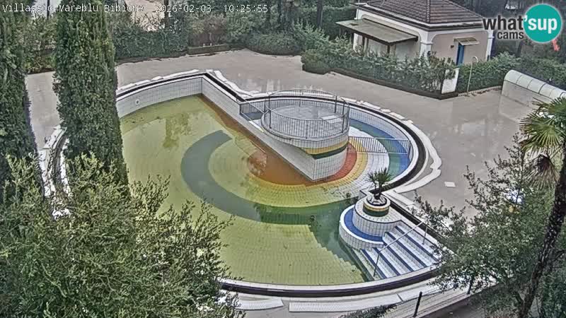 Villaggio Mare Blu pool LIVE webcam Bibione Pineda – Italy