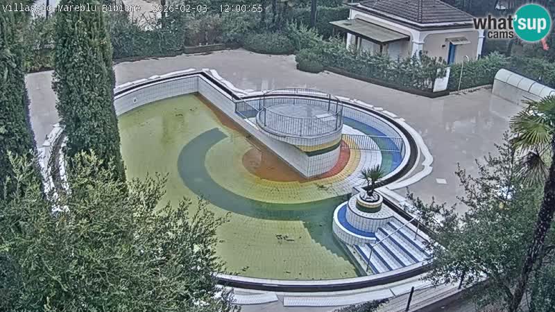 Villaggio Mare Blu piscine LIVE webcam Bibione Pineda – Italie
