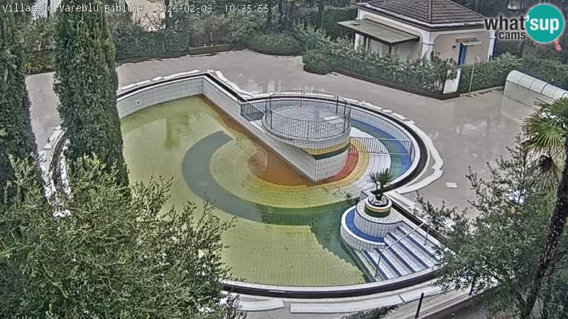 Villaggio Mare Blu piscine LIVE webcam Bibione Pineda – Italie