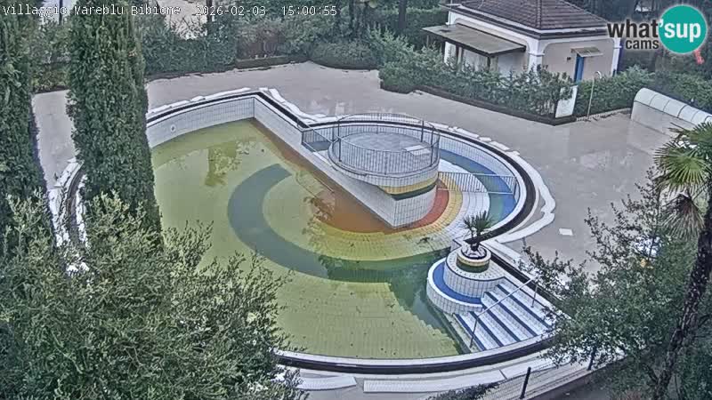 Villaggio Mare Blu pool LIVE webcam Bibione Pineda – Italy