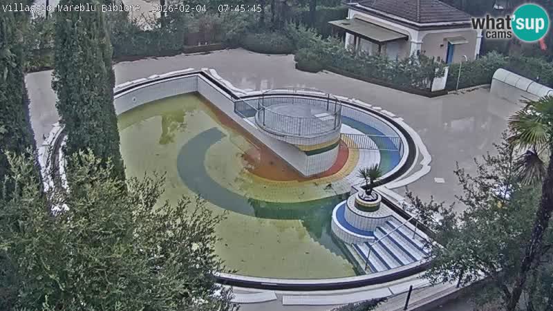 Piscina Villaggio Mare Blu webcam LIVE Bibione Pineda – Italia