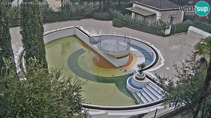 Piscina Villaggio Mare Blu webcam LIVE Bibione Pineda – Italia