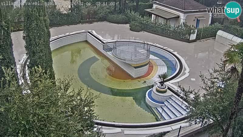 Villaggio Mare Blu piscine LIVE webcam Bibione Pineda – Italie